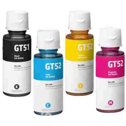 HP Gt51 GT52 4 Color Genuine Original Ink Without Box